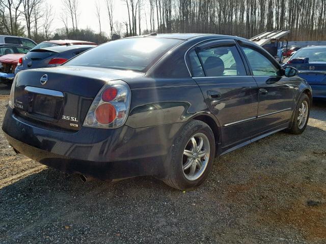 1N4BL11D35C350600 - 2005 NISSAN ALTIMA SE BLACK photo 4