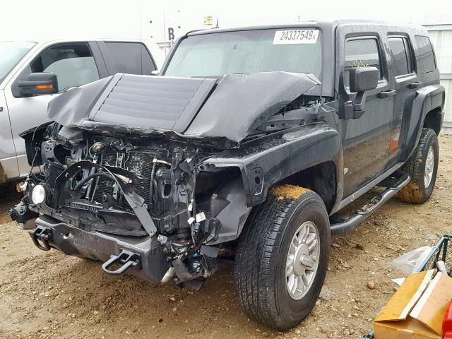 5GTMNGEE7A8117795 - 2010 HUMMER H3 BLACK photo 2