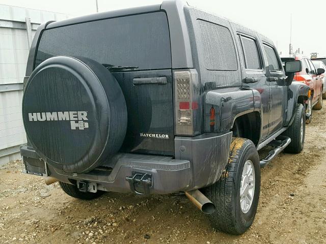 5GTMNGEE7A8117795 - 2010 HUMMER H3 BLACK photo 4