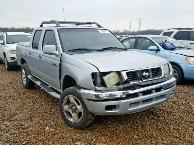 1N6ED27T3YC359355 - 2000 NISSAN FRONTIER C SILVER photo 1