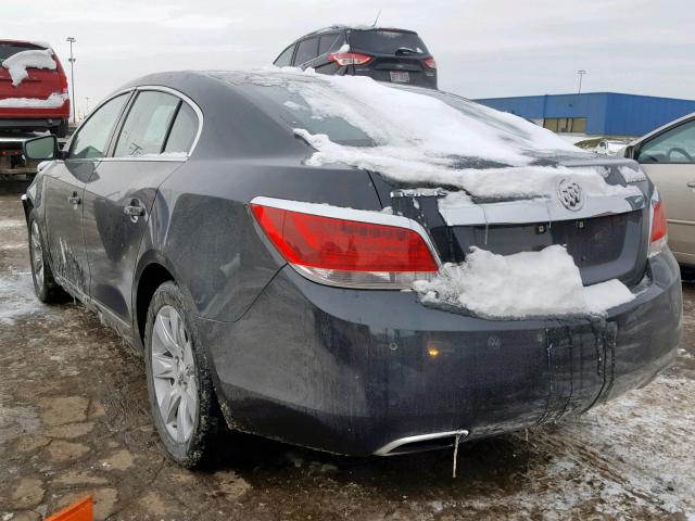 1G4GD5E33CF195222 - 2012 BUICK LACROSSE P BLACK photo 3