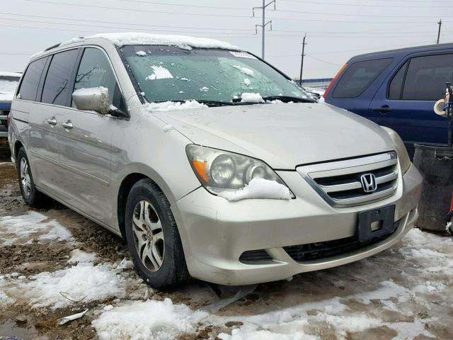 5FNRL38716B440918 - 2006 HONDA ODYSSEY EX ვერცხლისფერი ფოტო 1