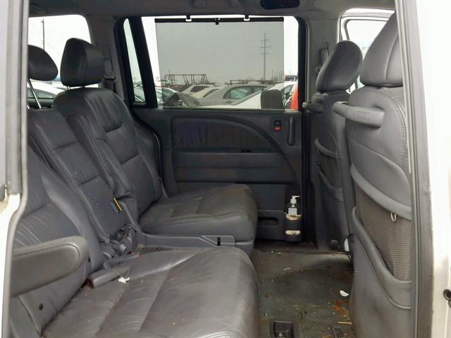 5FNRL38716B440918 - 2006 HONDA ODYSSEY EX ვერცხლისფერი ფოტო 6