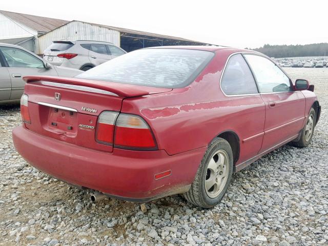 1HGCD7206VA027035 - 1997 HONDA ACCORD SE 红色 照片 4