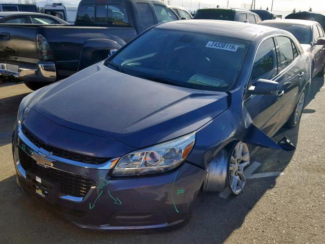 1G11C5SL3FF207948 - 2015 CHEVROLET MALIBU 1LT 蓝色 照片 2