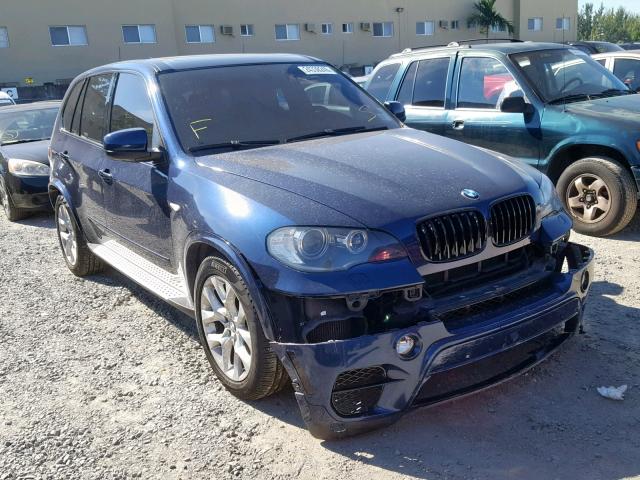 5UXZV8C54BL420035 - 2011 BMW X5 XDRIVE5 BLUE photo 1
