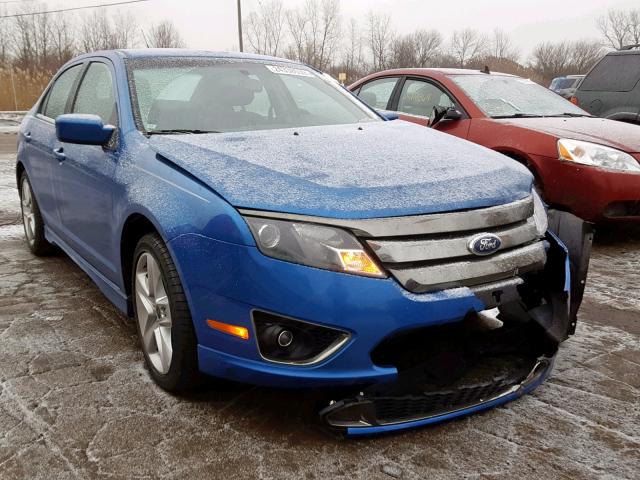 3FAHP0KC8CR175838 - 2012 FORD FUSION SPO BLUE photo 1