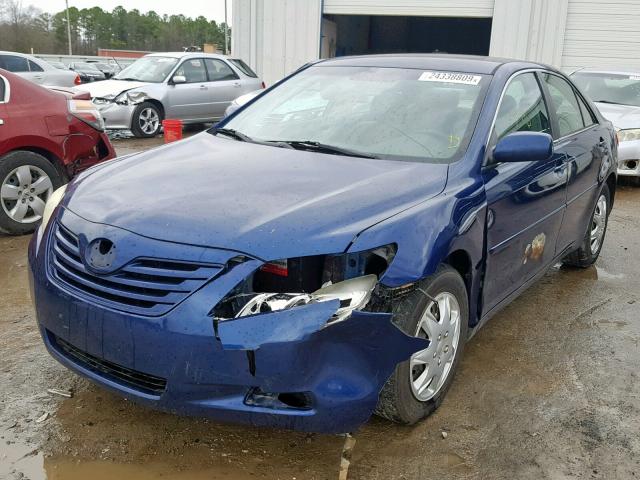 4T1BE46K69U288196 - 2009 TOYOTA CAMRY LE A BLUE photo 2