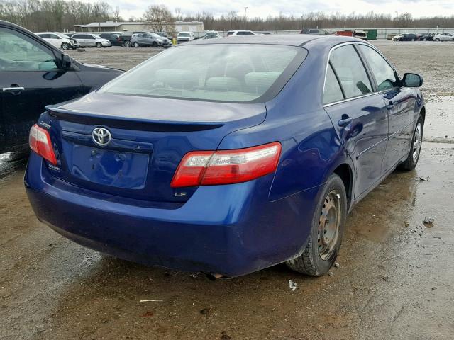 4T1BE46K69U288196 - 2009 TOYOTA CAMRY LE A BLUE photo 4