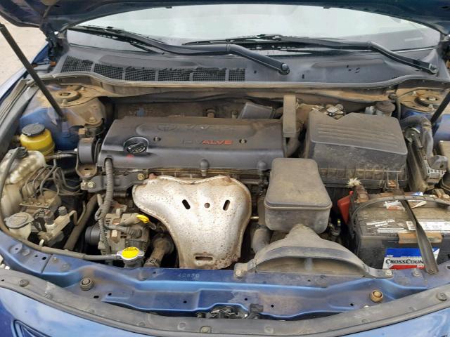 4T1BE46K69U288196 - 2009 TOYOTA CAMRY LE A BLUE photo 7