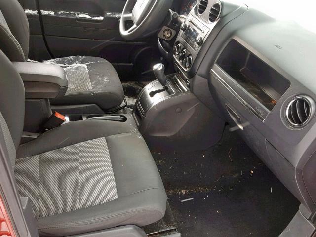 1J4FF47B99D120872 - 2009 JEEP COMPASS SP წითელი ფოტო 5