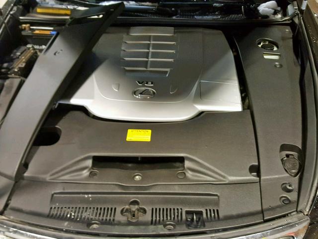 JTHBL46F795086957 - 2009 LEXUS LS 460 BLACK photo 7