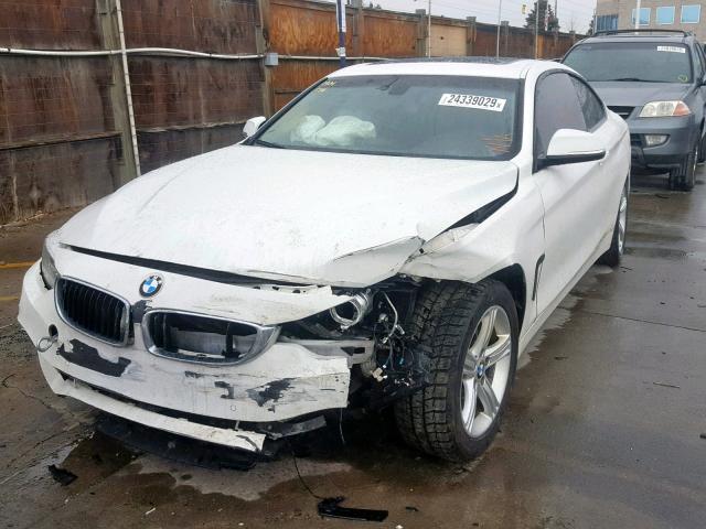 WBA3N9C52EK245613 - 2014 BMW 428 XI WHITE photo 9