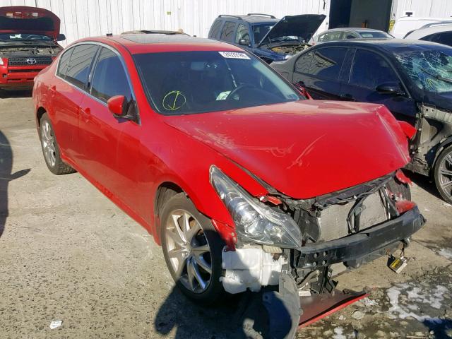 JN1CV6AR6BM401887 - 2011 INFINITI G37 RED photo 1