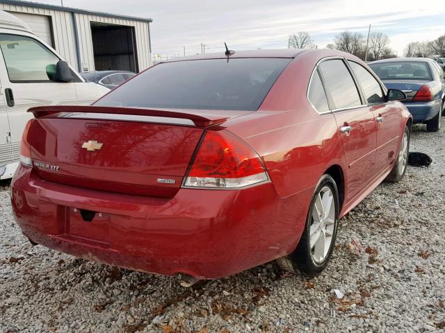 2G1WC5E37E1181412 - 2014 CHEVROLET IMPALA LIM GOLD photo 4