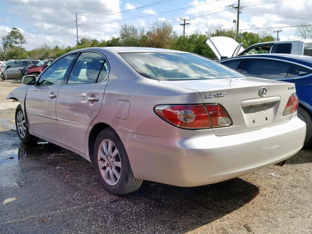 JTHBF30G220032343 - 2002 LEXUS ES 300 SILVER photo 3