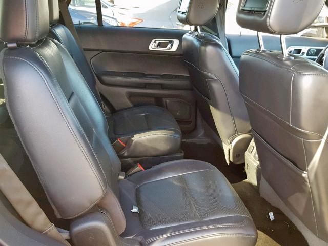 1FMHK7F84CGA41306 - 2012 FORD EXPLORER L GRAY photo 6