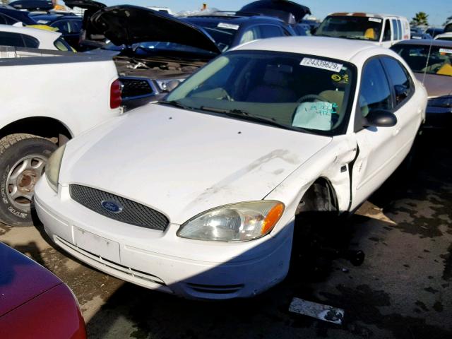 1FAFP55S04G200635 - 2004 FORD TAURUS SES WHITE photo 2