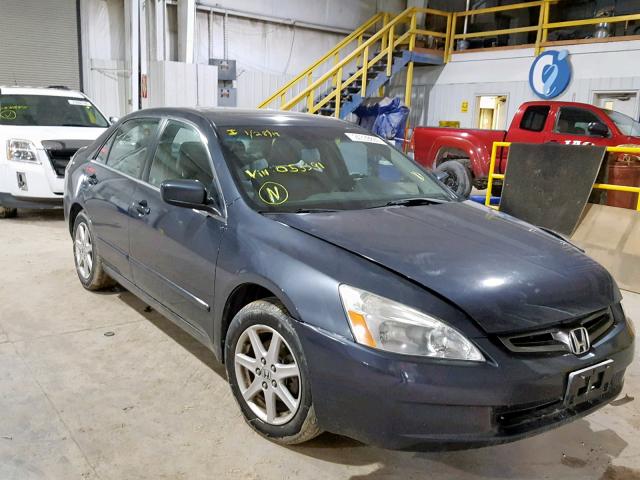 1HGCM66583A053391 - 2003 HONDA ACCORD BLUE photo 1