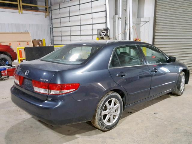 1HGCM66583A053391 - 2003 HONDA ACCORD BLUE photo 4