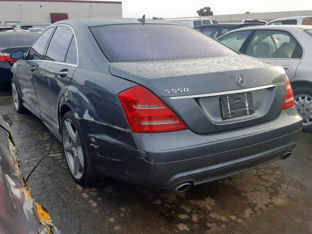 WDDNG71X68A227727 - 2008 MERCEDES-BENZ S 550 CHARCOAL photo 3