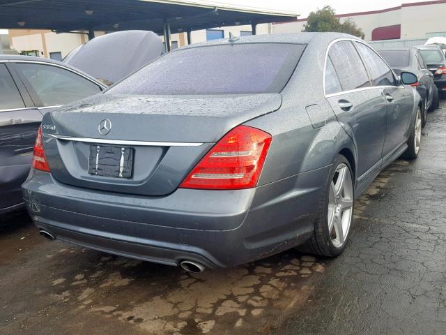 WDDNG71X68A227727 - 2008 MERCEDES-BENZ S 550 CHARCOAL photo 4