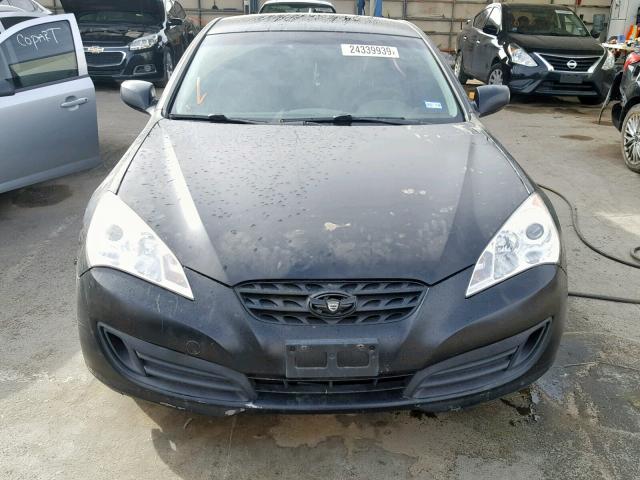 KMHHT6KD2BU053299 - 2011 HYUNDAI GENESIS CO BLACK photo 10