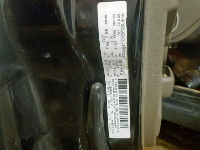 1J8HG48KX6C337755 - 2006 JEEP COMMANDER BLACK photo 10