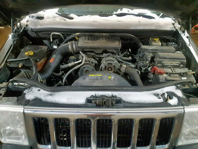 1J8HG48KX6C337755 - 2006 JEEP COMMANDER BLACK photo 7