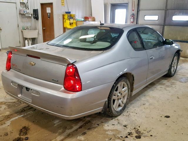 2G1WK16K979264555 - 2007 CHEVROLET MONTE CARL ვერცხლისფერი ფოტო 4