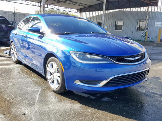 1C3CCCAB6GN107433 - 2016 CHRYSLER 200 LIMITE BLUE photo 1