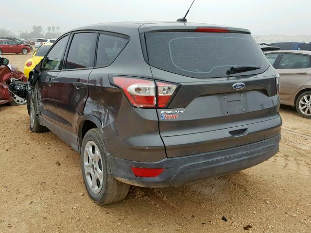 1FMCU0F71JUA41877 - 2018 FORD ESCAPE S BLACK photo 3