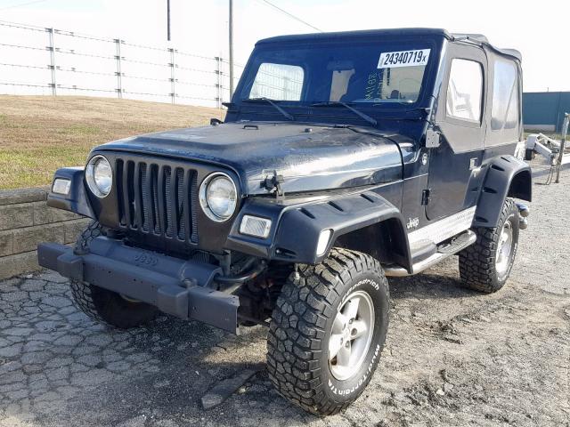 1J4FA39S24P736913 - 2004 JEEP WRANGLER X BLACK photo 2