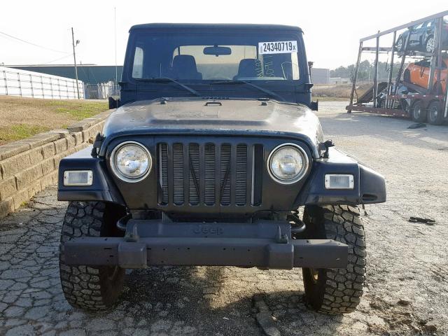 1J4FA39S24P736913 - 2004 JEEP WRANGLER X BLACK photo 9