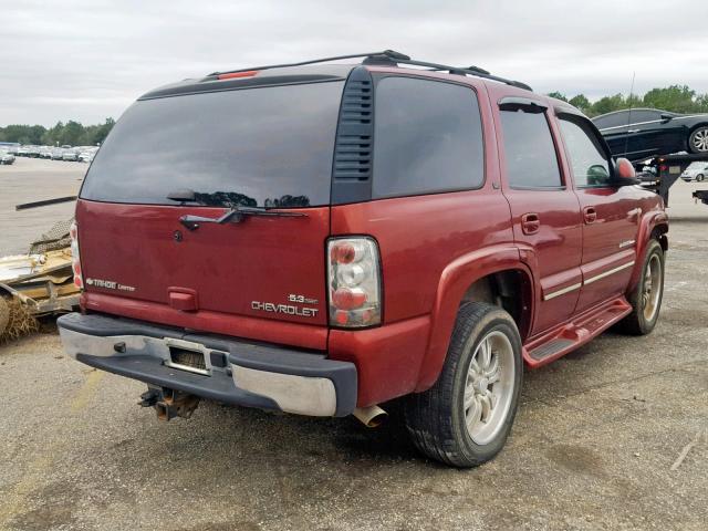 1GNEC13Z73J195257 - 2003 CHEVROLET TAHOE C150 RED photo 4