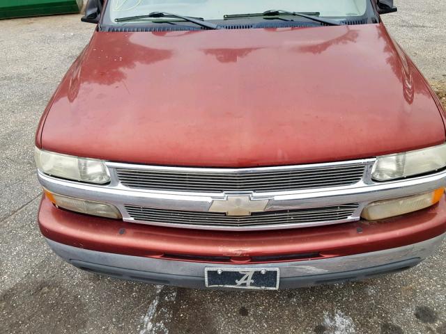 1GNEC13Z73J195257 - 2003 CHEVROLET TAHOE C150 RED photo 9