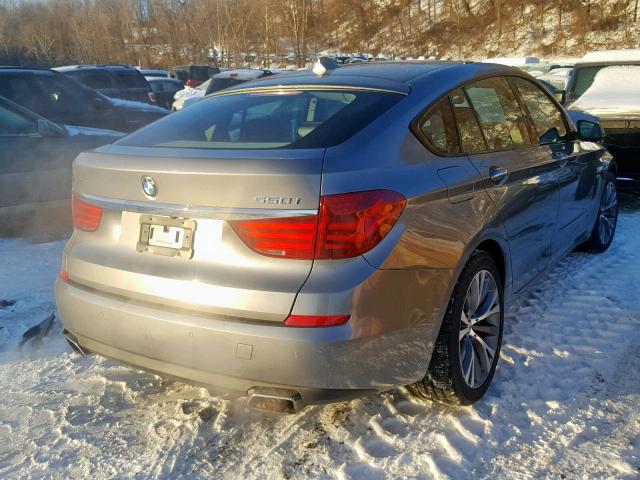 WBASP4C55BC341413 - 2011 BMW 550 XIGT GRAY photo 4