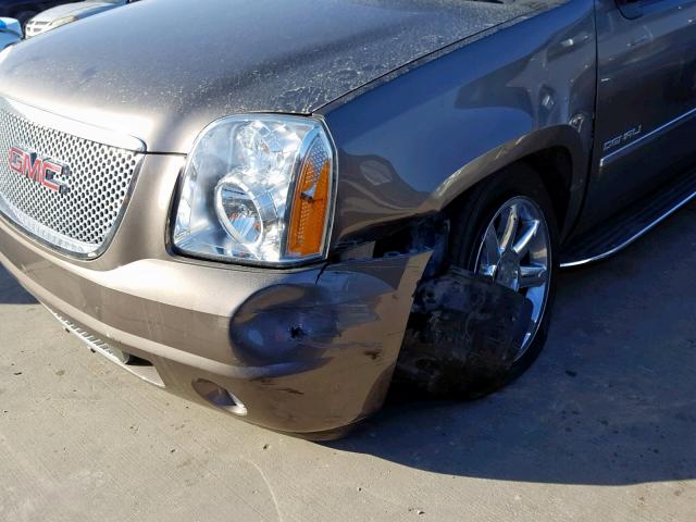 1GKS1EEFXBR254432 - 2011 GMC YUKON DENA BROWN photo 9