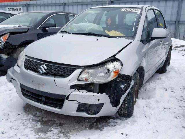 JS2YA411885100480 - 2008 SUZUKI SX4 SILVER photo 2