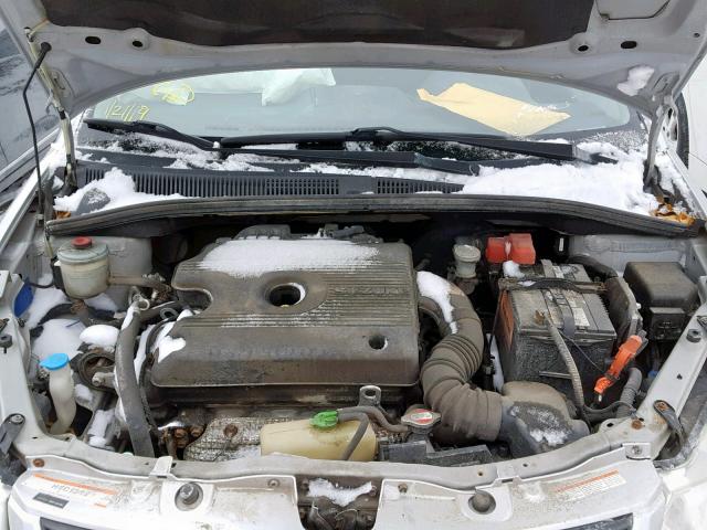 JS2YA411885100480 - 2008 SUZUKI SX4 SILVER photo 7