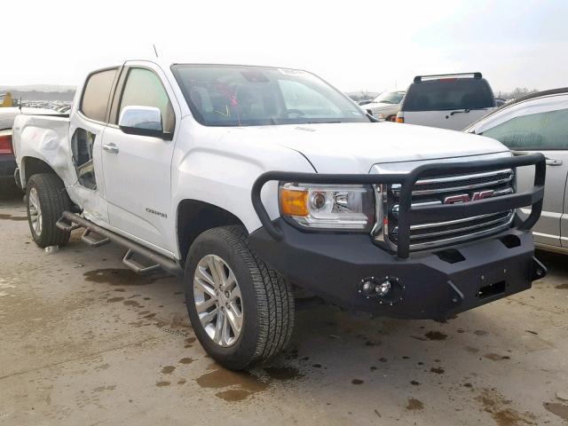 1GTP6DE14J1111474 - 2018 GMC CANYON SLT WHITE photo 1