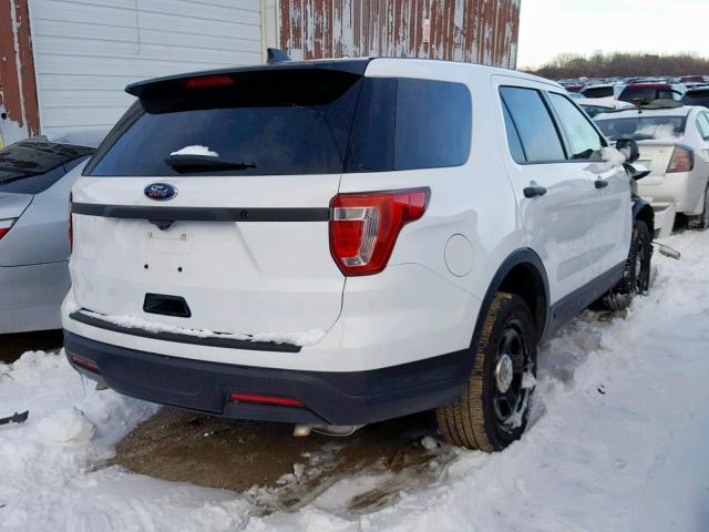 1FM5K8AR0JGB91872 - 2018 FORD EXPLORER P 白色 照片 3