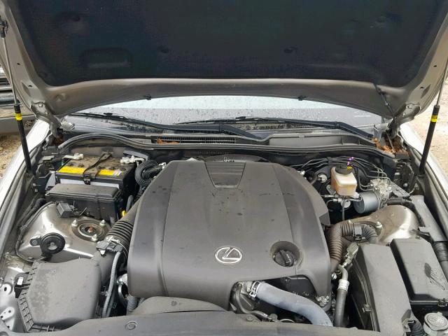 JTHBF1D24E5022066 - 2014 LEXUS IS 250 SILVER photo 7