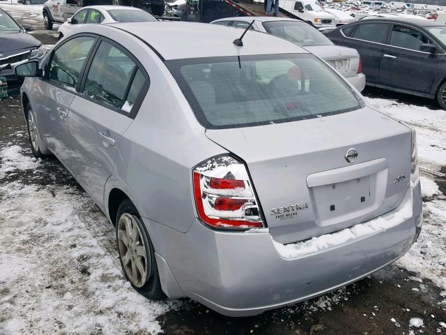 3N1AB61E17L610162 - 2007 NISSAN SENTRA 2.0 SILVER photo 3