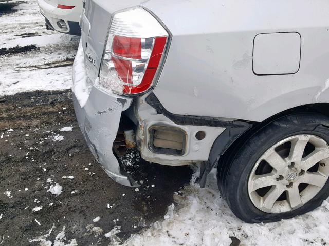 3N1AB61E17L610162 - 2007 NISSAN SENTRA 2.0 SILVER photo 9