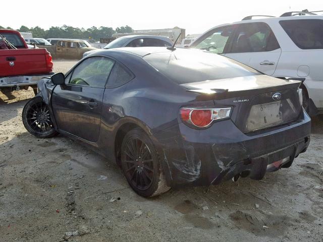 JF1ZCAC1XE9605080 - 2014 SUBARU BRZ 2.0 LI GRAY photo 3