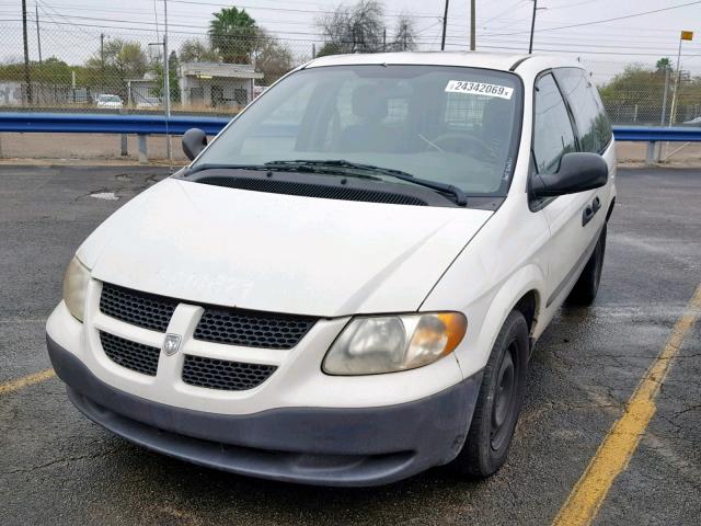 1D4GP21333B340205 - 2003 DODGE CARAVAN C/ WHITE photo 2