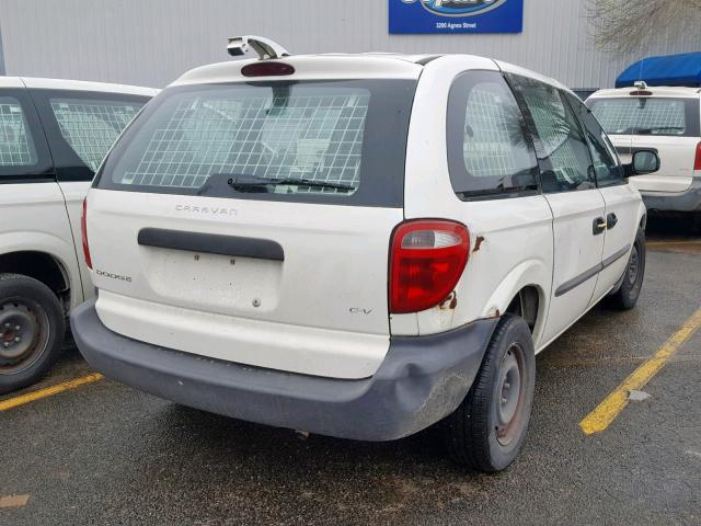 1D4GP21333B340205 - 2003 DODGE CARAVAN C/ WHITE photo 4