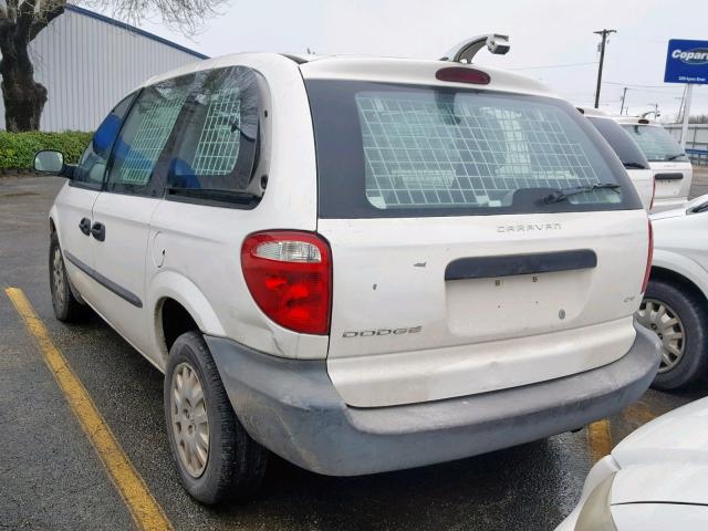 1D4GP21373B339686 - 2003 DODGE CARAVAN C/ WHITE photo 3