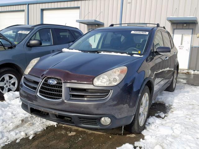 4S4WX85D874407613 - 2007 SUBARU B9 TRIBECA GRAY photo 2